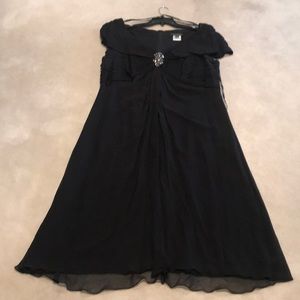 Black cocktail dress